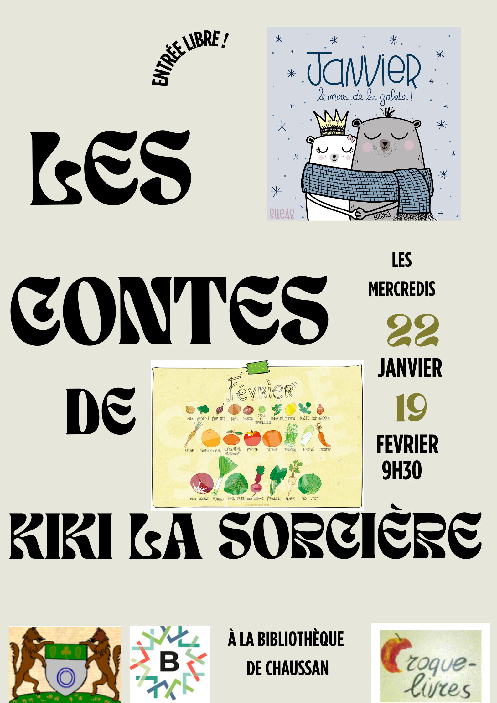 Vert Minimaliste Événement Printemps Affiche