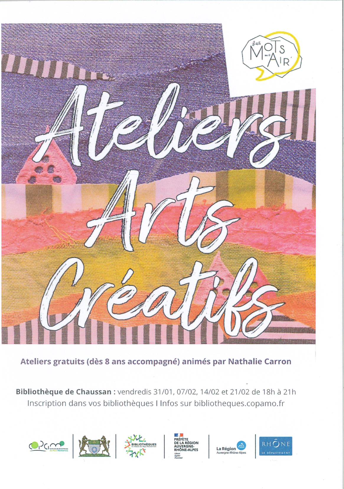 ateliers créatifs Chaussan